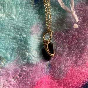 Custom Handmade Crystal Necklace - Obsidian ❤️🔮🧿